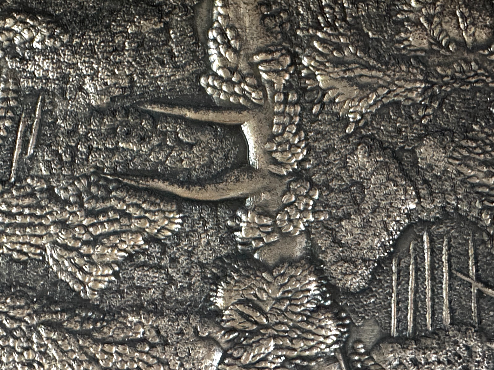 Silberrelief - Jagdszene J. E. Ridinger – Feinsilber 999 – limitiert 87/120014