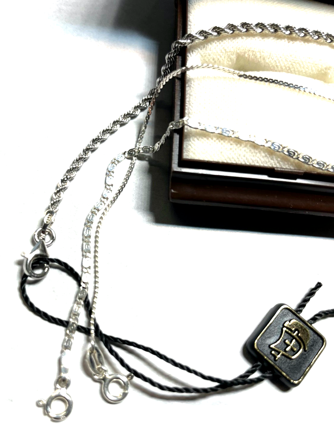3 x ungetragene 925 Silber Armband verschiedene Kettenmuster + Länge neuwertig2