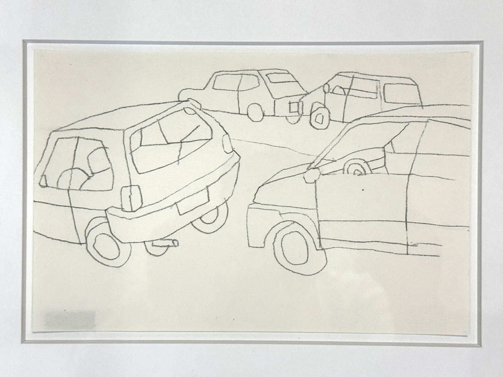 Alexander Roob - Bleistiftzeichnung 1997 - signiert - Naive Kunst / Outsider Art1