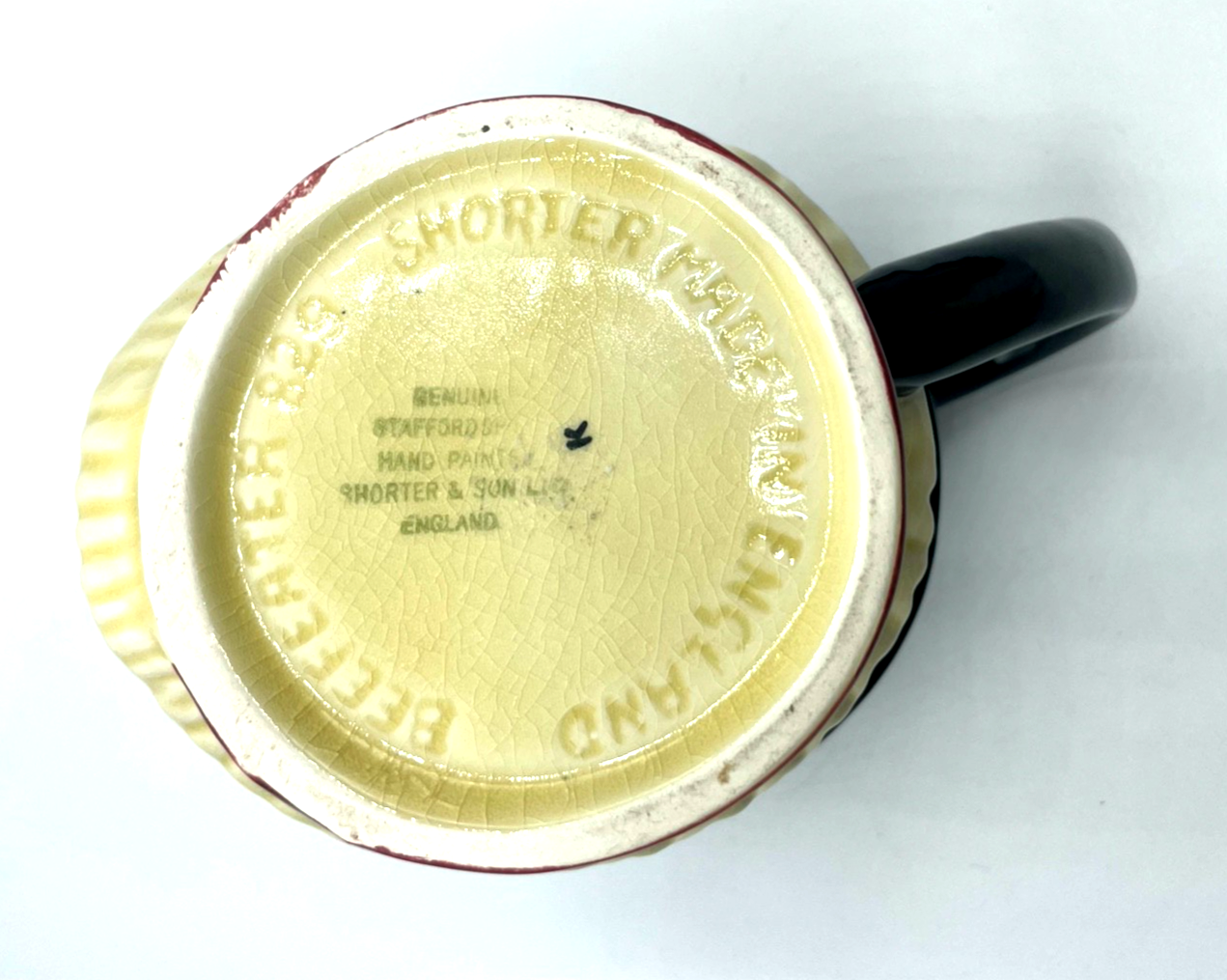 Gr. dekorative Beefeater Gesichter Tasse Becher Charakter Mug England Shorter5