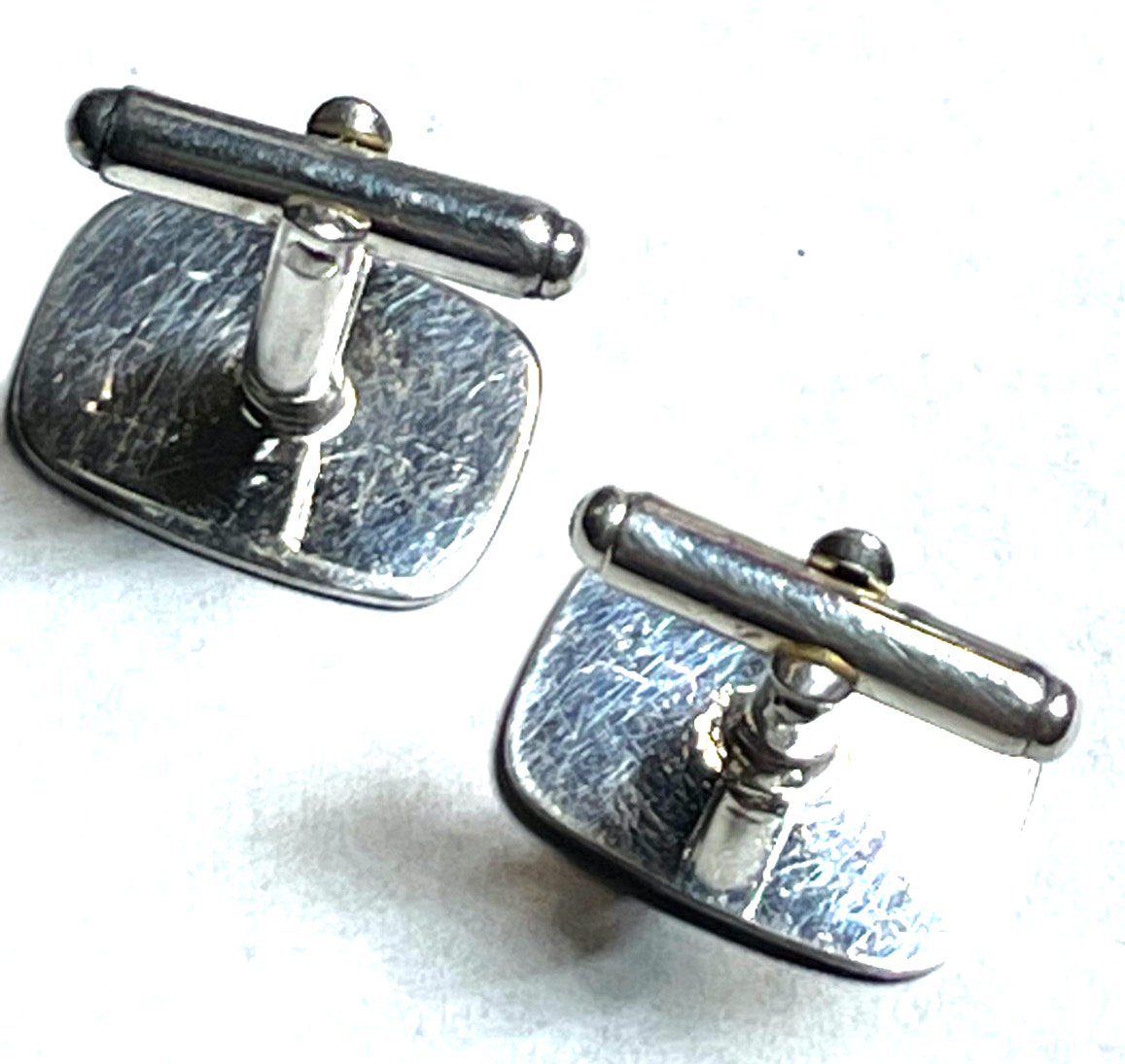 Vintage A*D Andreas Daub 925 Silber Manschettenknöpfe klassisch elegant gepflegt2