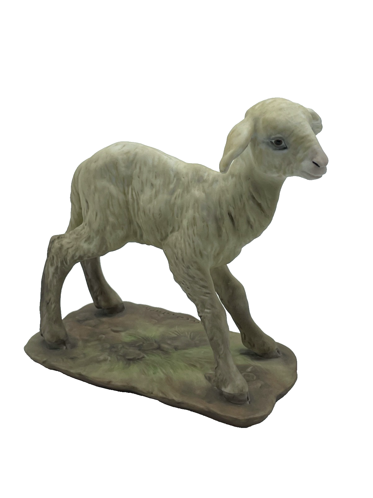 Kaiser Porzellan Figur Lamm Schäfchen signiert Gawantka handbemalt H 11,5 cm0