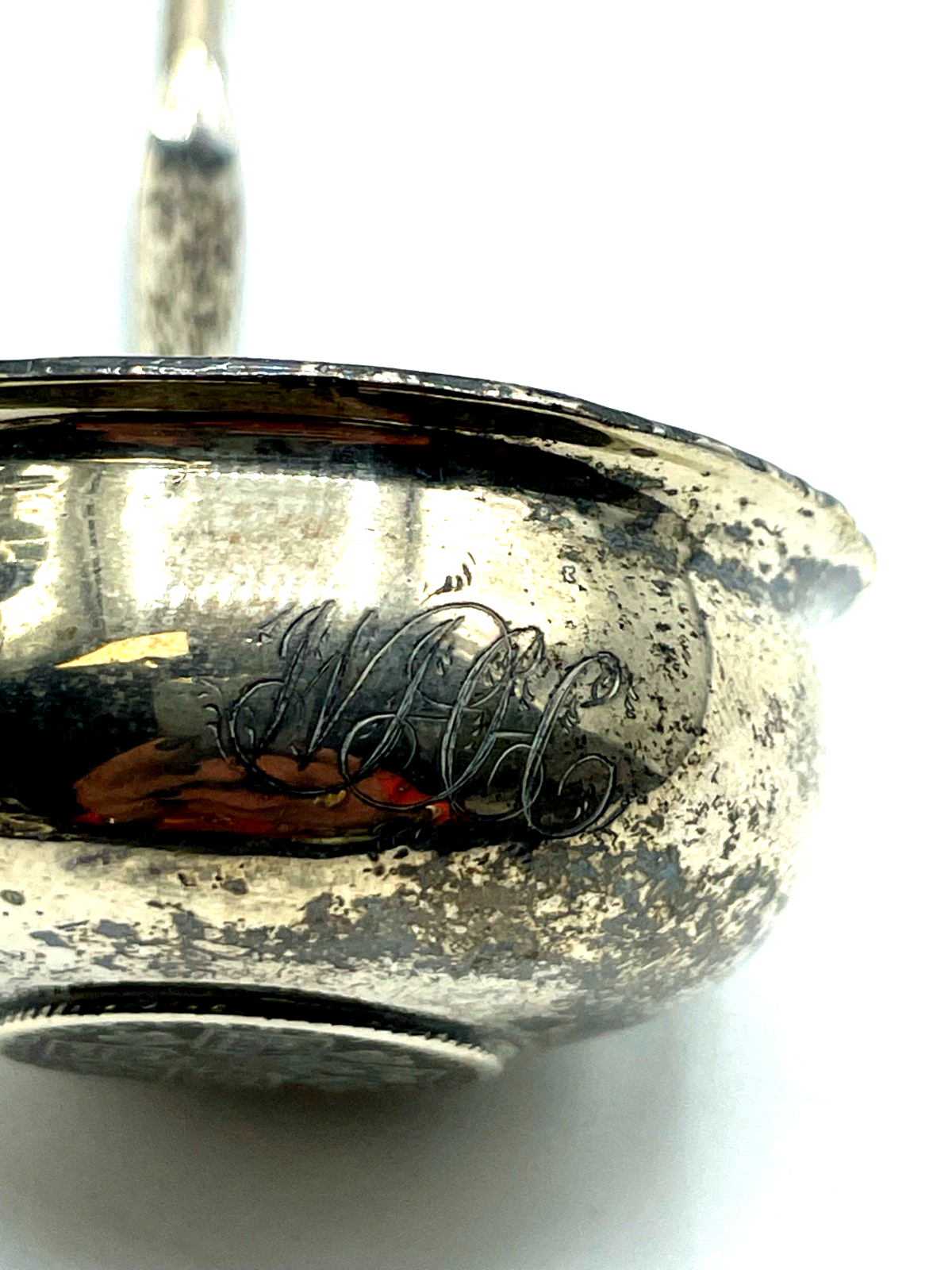 Antik edle georgische George III  Toddy Ladle Kelle Punsch Punschkelle Silber7