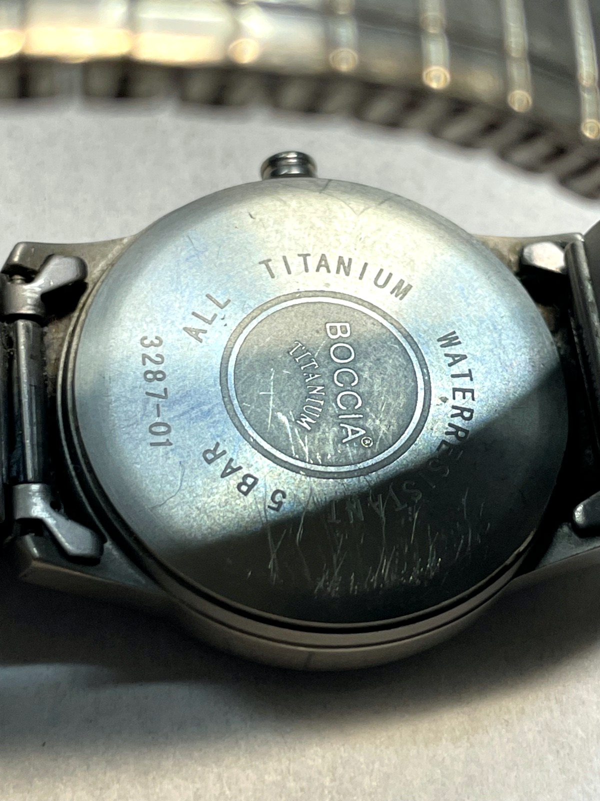 Boccia Titanium Damen Armbanduhr Quartz Werk läuft gepflegt gebrauchter Zustand5