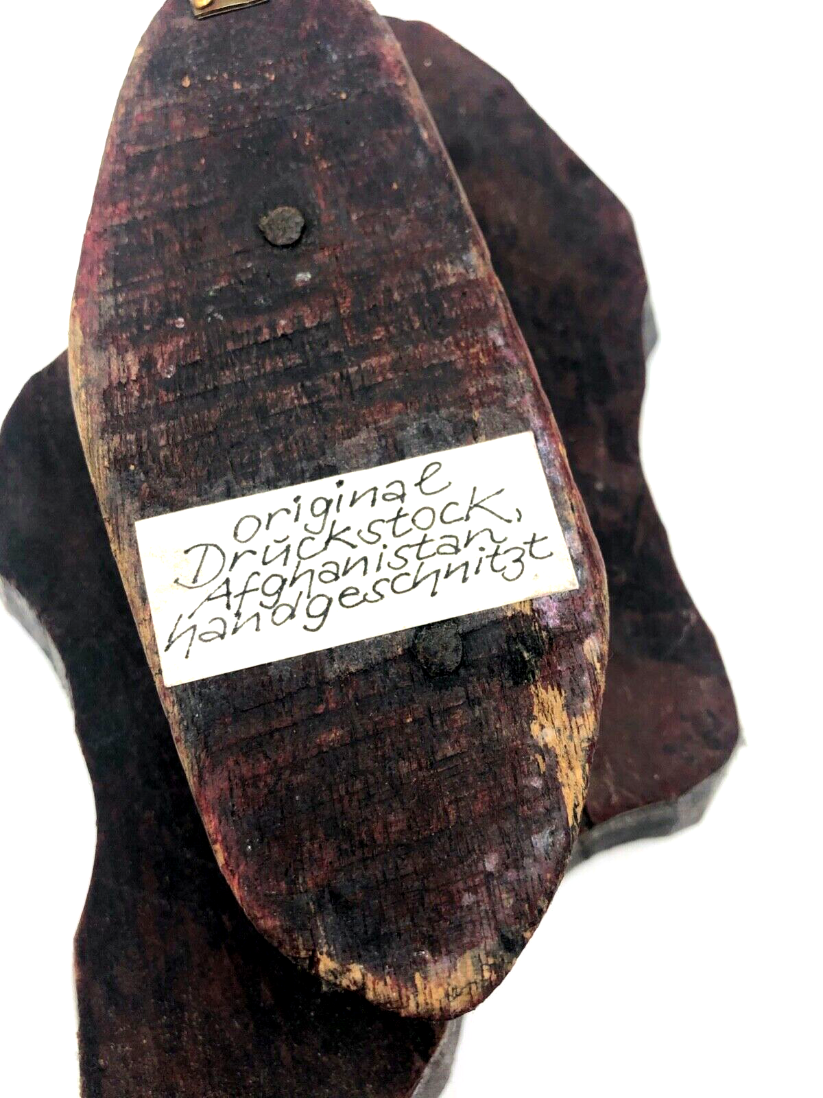 Holz Druckstock Handarbeit Afghanistan Handgeschnitzt Stoffstempel Druckstempel5