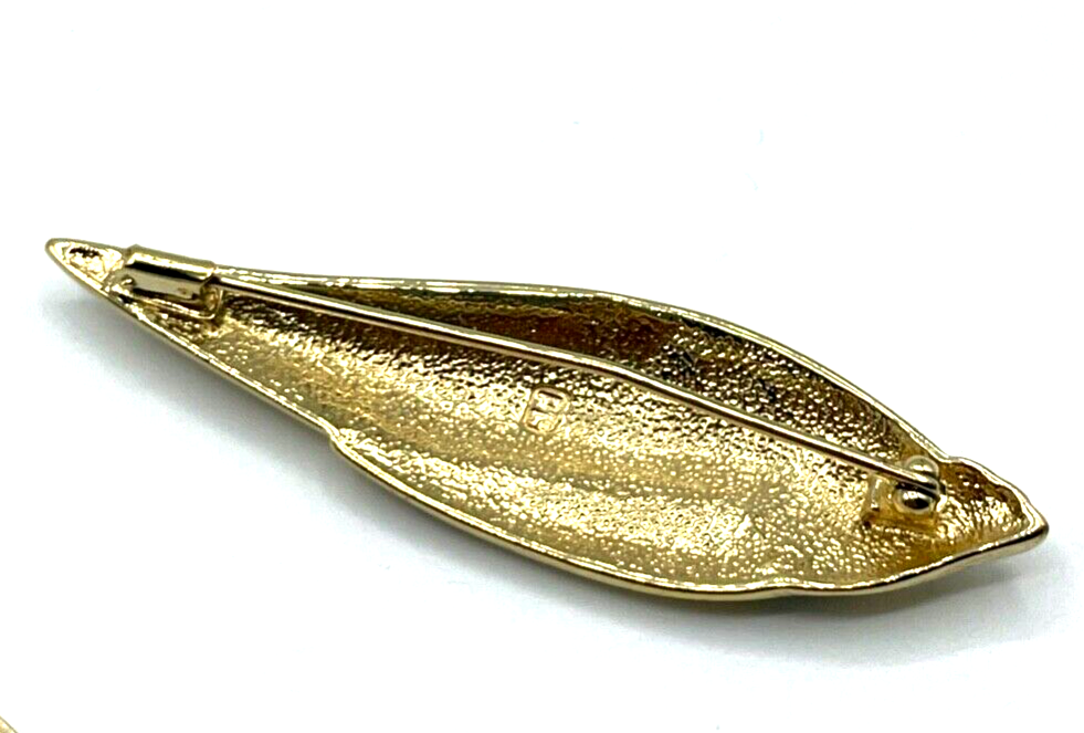 PL Pierre Lang neuwertig Fisch ? Brosche Anstecknadel buntes Emaille vergoldet6