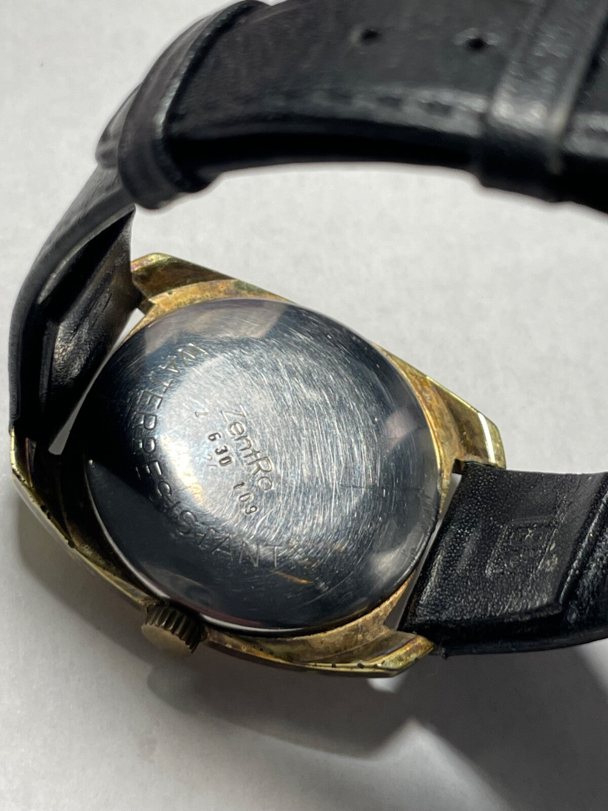 Gepflegte vintage ZENTRA 2000 Herrenuhr Handaufzug Herren Armbanduhr vergoldet15