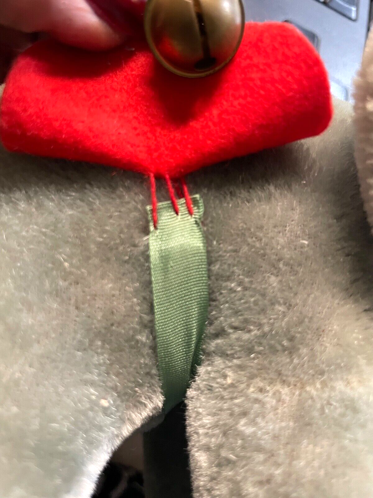Großer Steiff Elefant Zirkuselefant mit Sattel Knopf Glöckchen H 16 cm L 22 cm13
