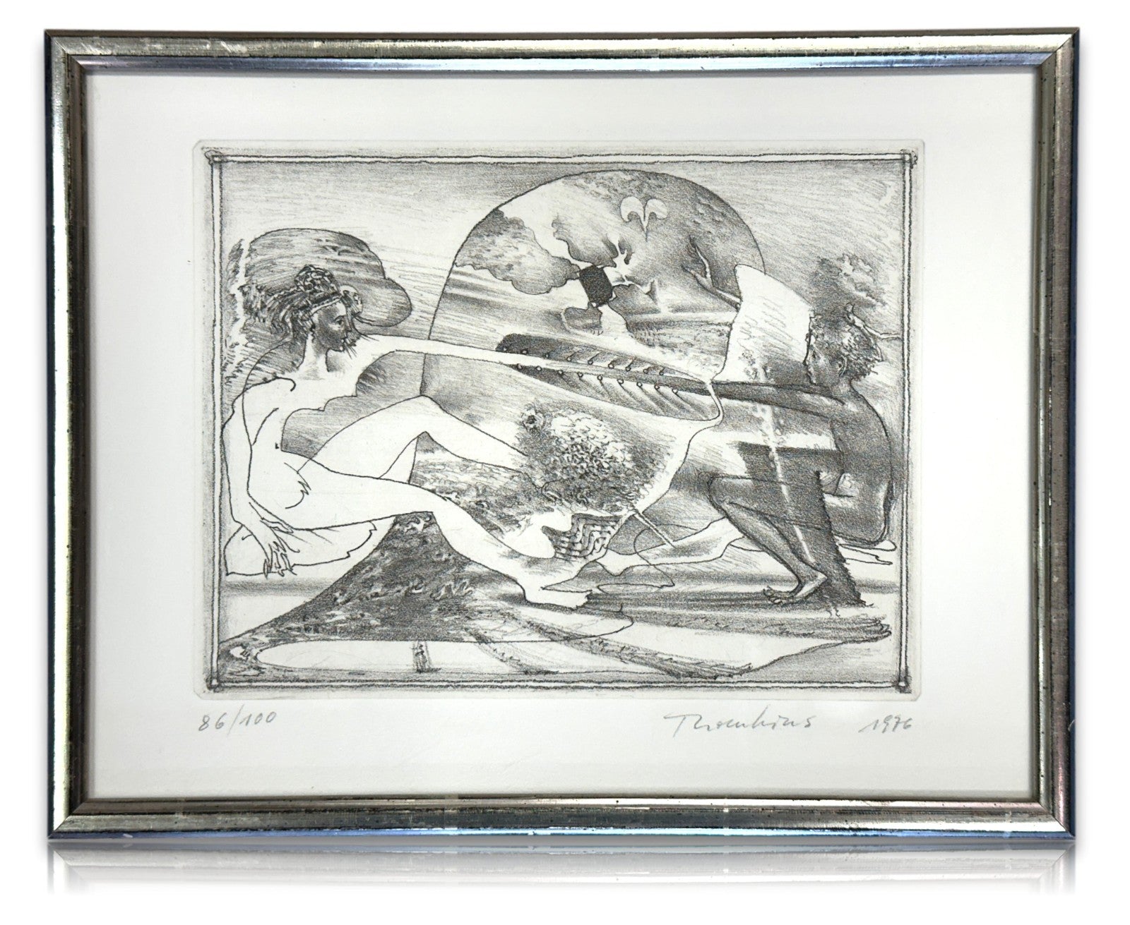 André Thomkins (1930–1985) - Radierung 1976 - signiert - nummeriert 86/1000