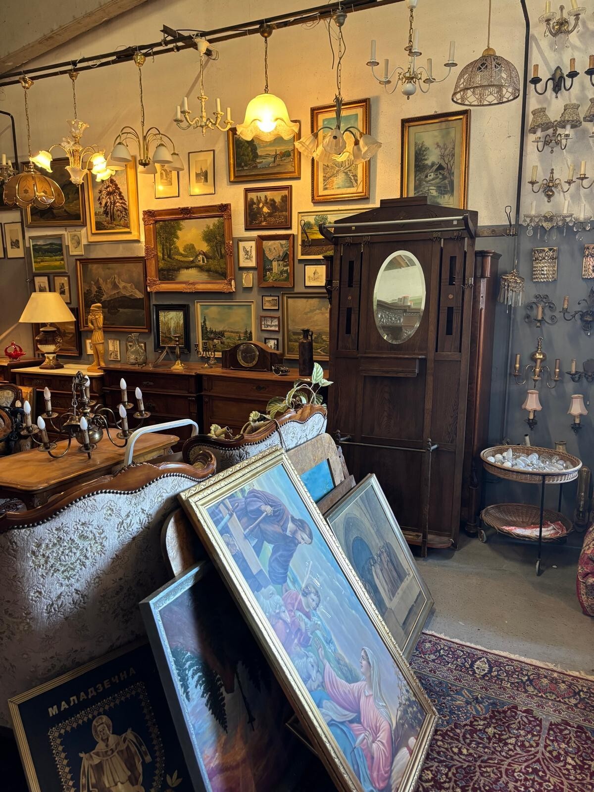 Geschäftsauflösung kompletter Antiquitätenladen Biedermeier Jugendstil Art deco22