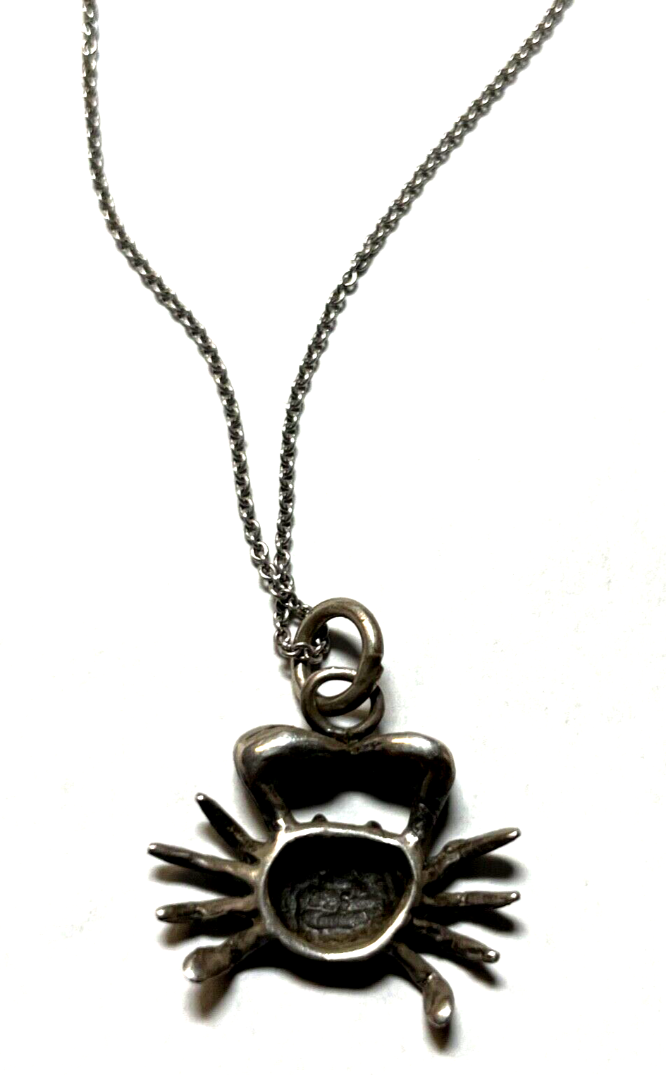 925 Silber Kette mit Sternzeichen Krebs Cancer Anhänger unisex gepflegt L 45,5cm4