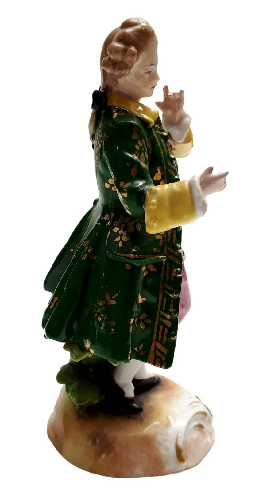 Sitzendorf Porzellan Figur um 1900 - Porzellanfigur ¨Kavalier¨ - polychrohm 3