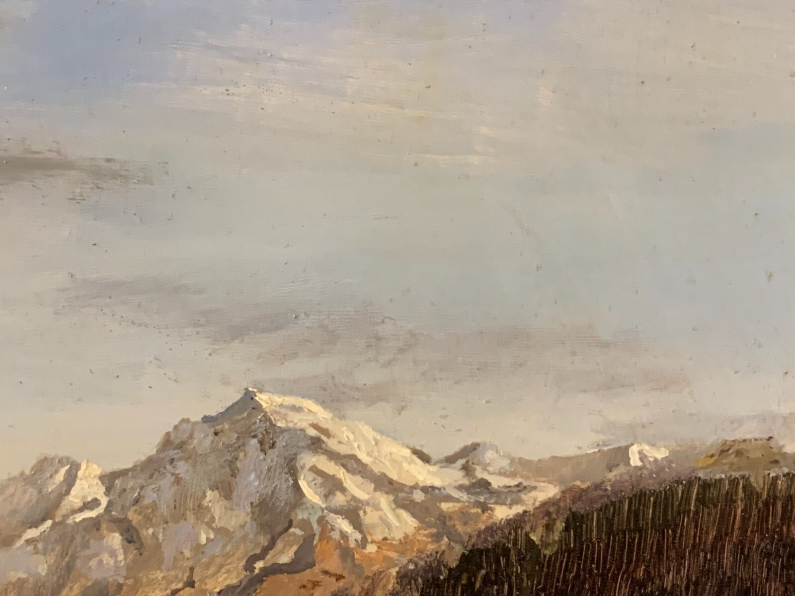 Klaus H. Fierenkothen - Heuernte - Öl auf Holzplatte - signiert gerahmt Gemälde5