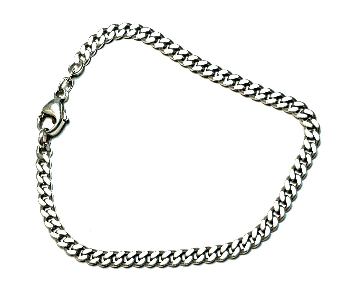 Solides 925 FBM Silber Armband Panzerband Panzer Armkette L 20 cm B 4 mm unisex4
