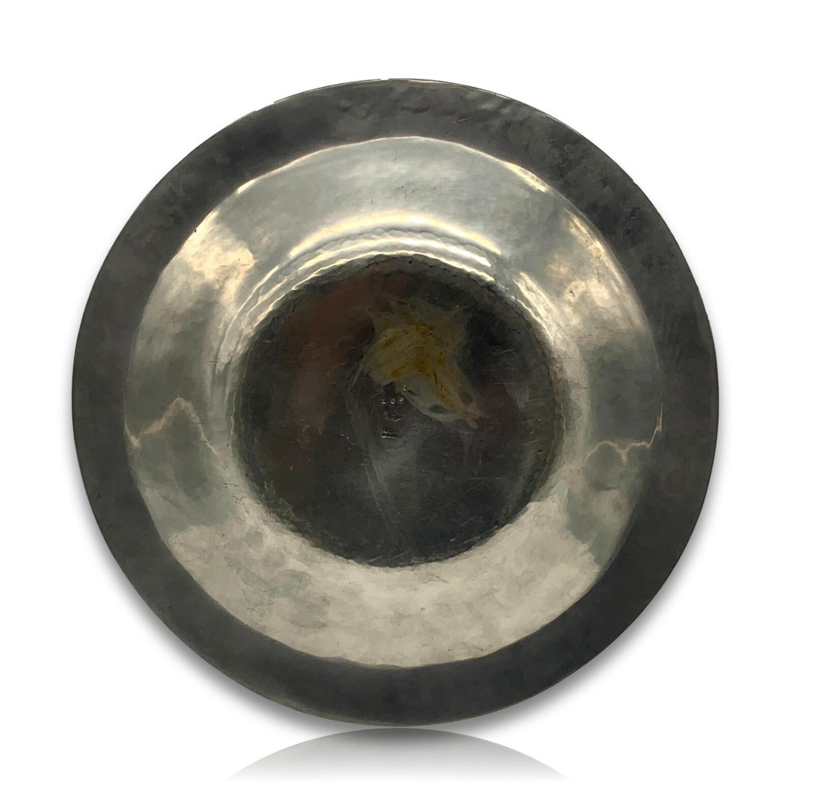 Karl Raichle Bauhaus - XL Zinnteller Schale - Handgeschmiedet Hammerschlag5