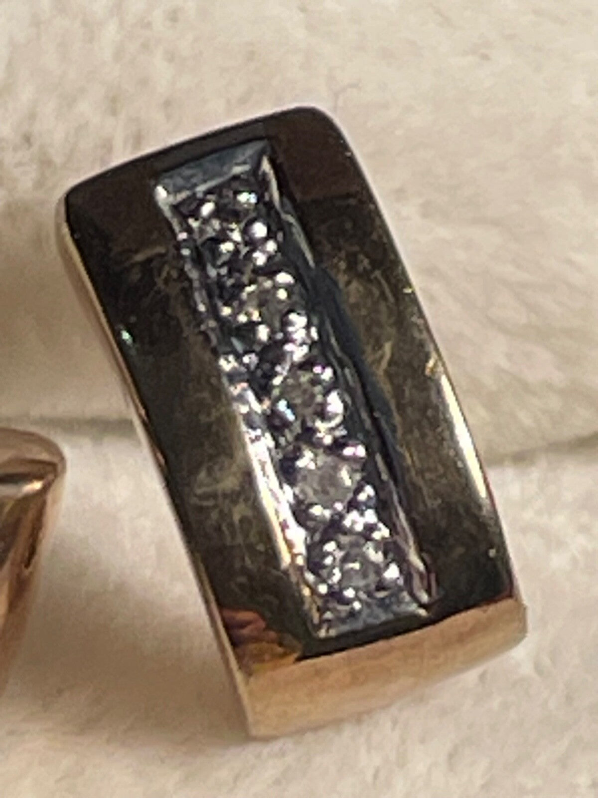 Moderne 333 Gold 8 K Ohrstecker klassisch 10x Diamant klein aber fein gepflegt1