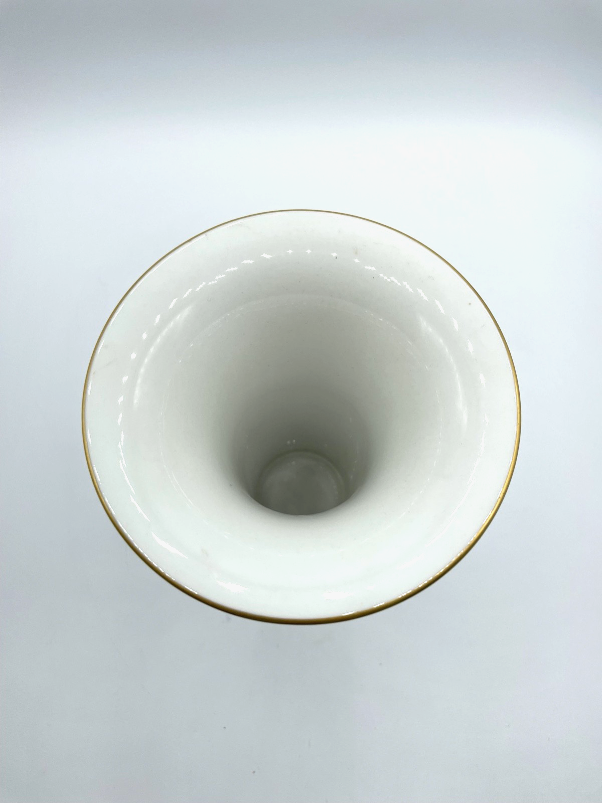 Antik KPM Porzellan Vase Trichtervase Trompetenvase  Blumen H 19 cm top gepflegt2