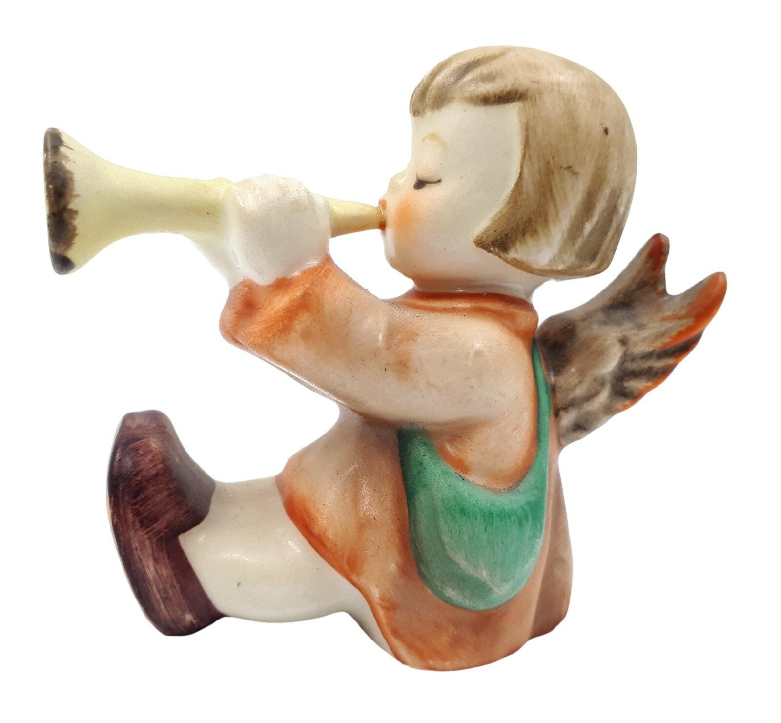 Goebel Hummelfigur - Modell 40 - Adventsengel mit Trompete Porzellan Sammelfigur1