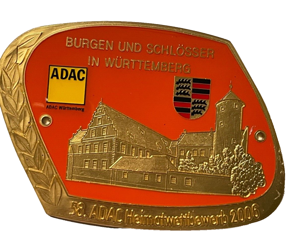 58. ADAC Heimatwettbewerb Württemberg 2006 Expedition Auto Plakette Car Badge1