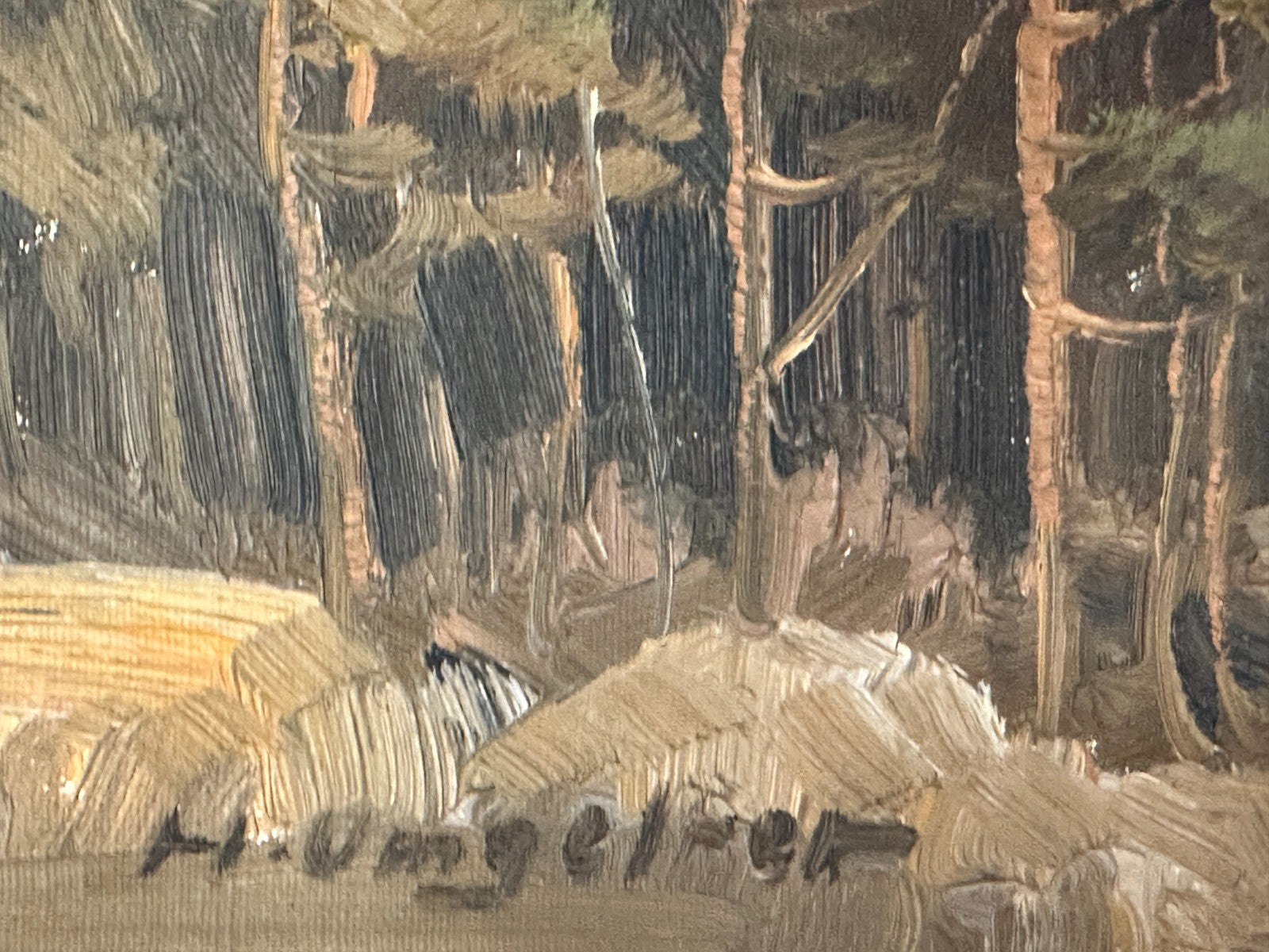 Hermann L. Umgelter (1891–1962) – "Talblick" - Öl/Leinwand - signiert - gerahmt7