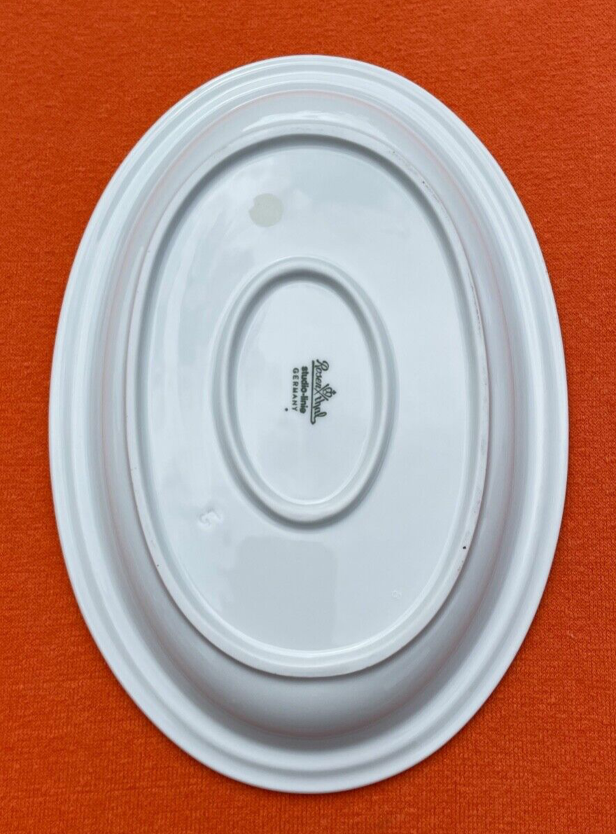 Rosenthal Porzellan kleine Platte Dekor Bellini Cuppola Diagonale studio-linie3