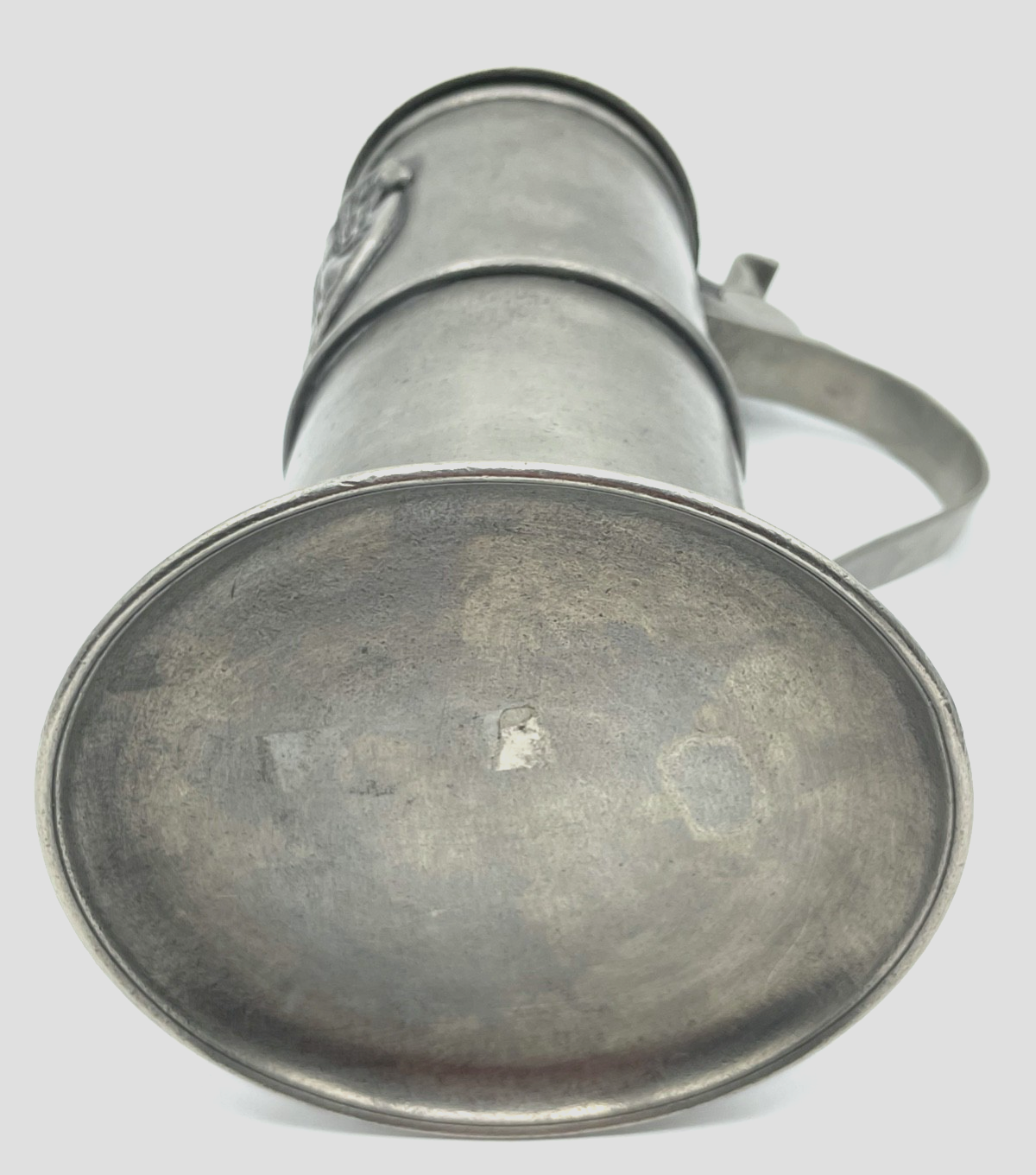 GILDE  Zinn Deckel Kanne Deckelkrug Schank Krug H 28 cm Antikstil Löwe Wappen8
