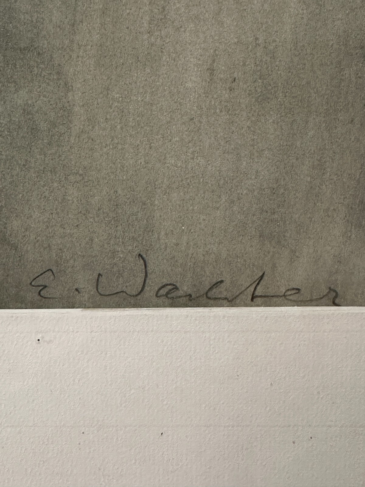 Emil Wachter 1921-2021 – Zärtliche Umarmung - 1972 - Mischtechnik auf Papier9