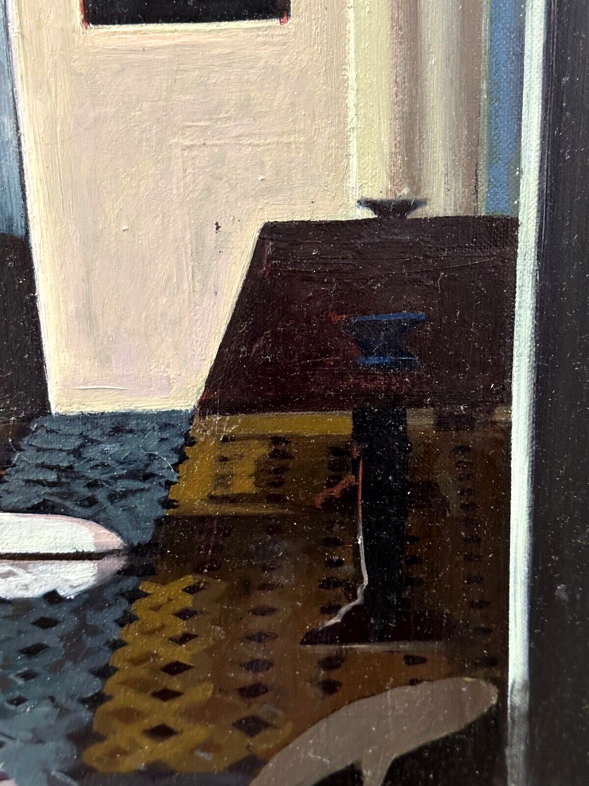 Behi Shamiri - Interno E Luce III - Öl auf Leinwand - gerahmt & signiert4