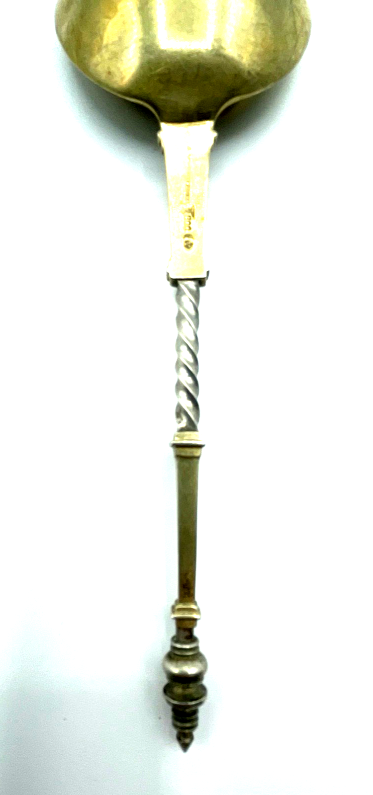 Antik großer 800 Silber G. Schwartzkopf Löffel Kaviarlöffel Historismus L 17,8cm8