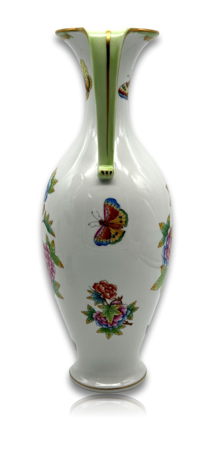 Herend 7176/VBO -  paar Amphoren Vase - Porzellan - Queen Victoria Handbemalt2