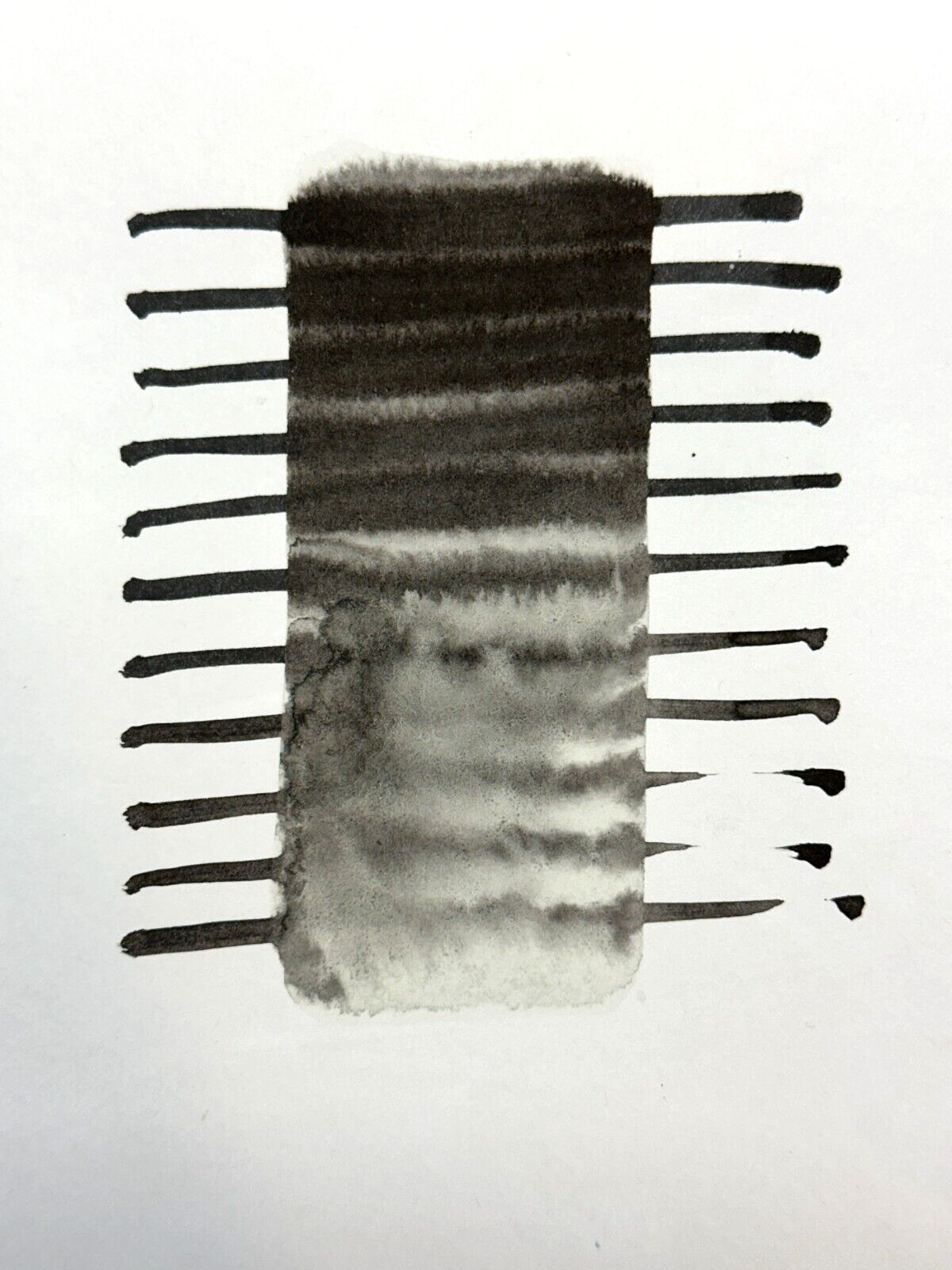 Michael Danner * 1951 - Aquarell - Untitled - gerahmt signiert - Komposition1