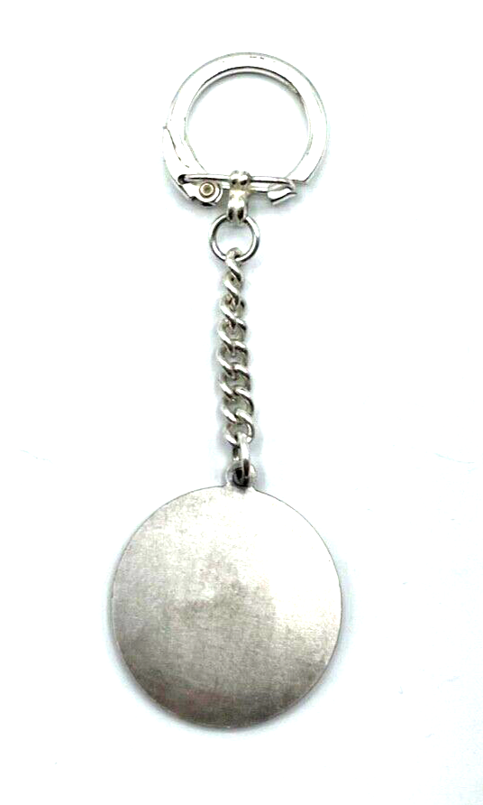 Vintage versilberter Schlüsselanhänger Keyholder hl. Christophorus unisex4