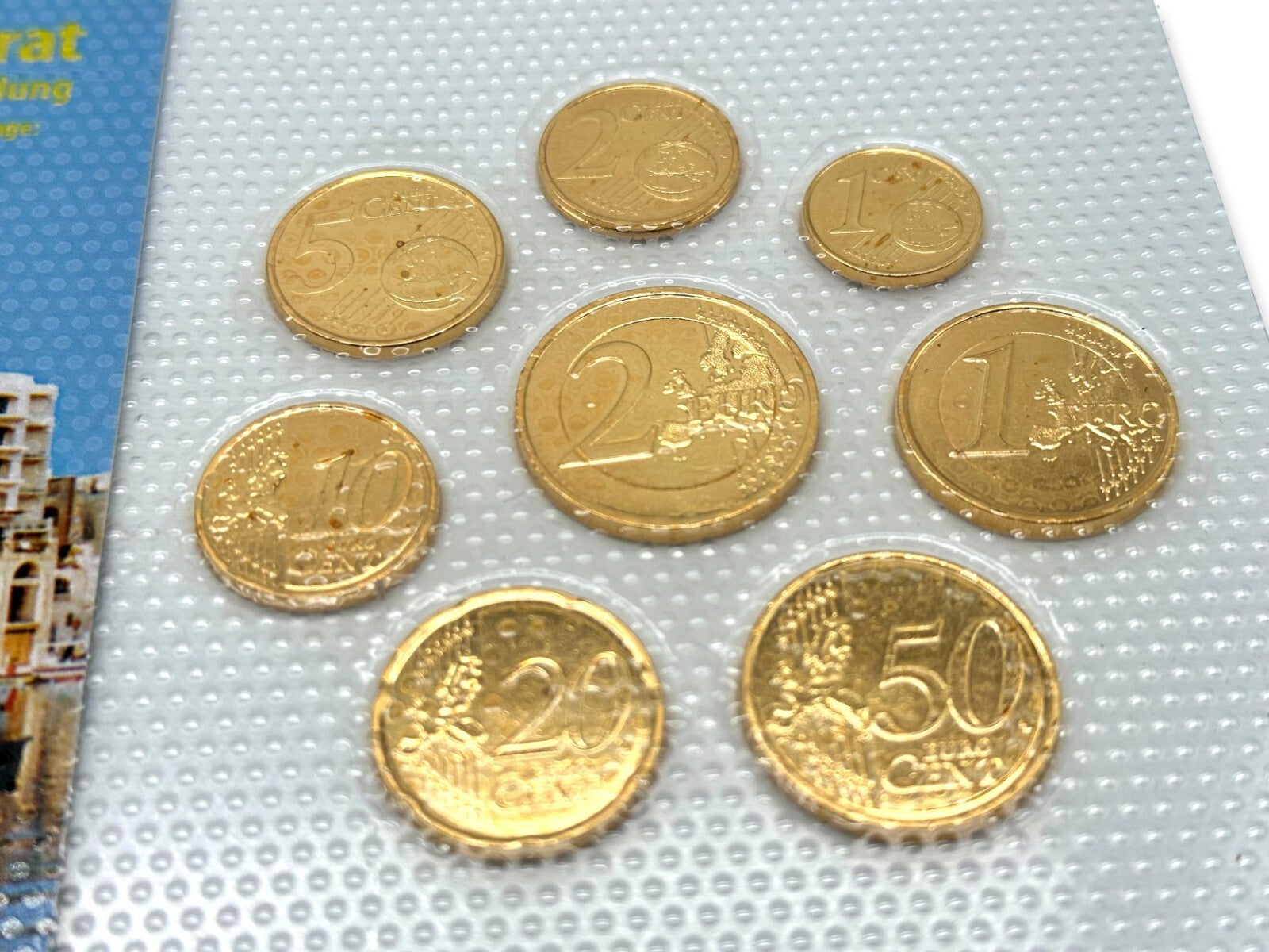 Malta KSM Kursmünzsatz 2008 Euro € - 24 ct vergoldet - Ldt. Edition 500 Stück3