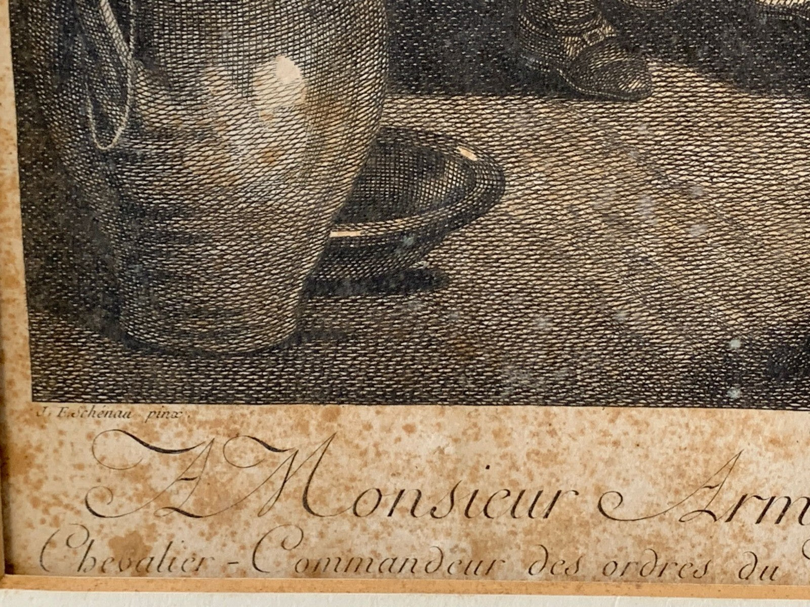 Kupferstich - Claude Duflos 1700-1786 „La mère qui intercède“ - Johann Schenau11