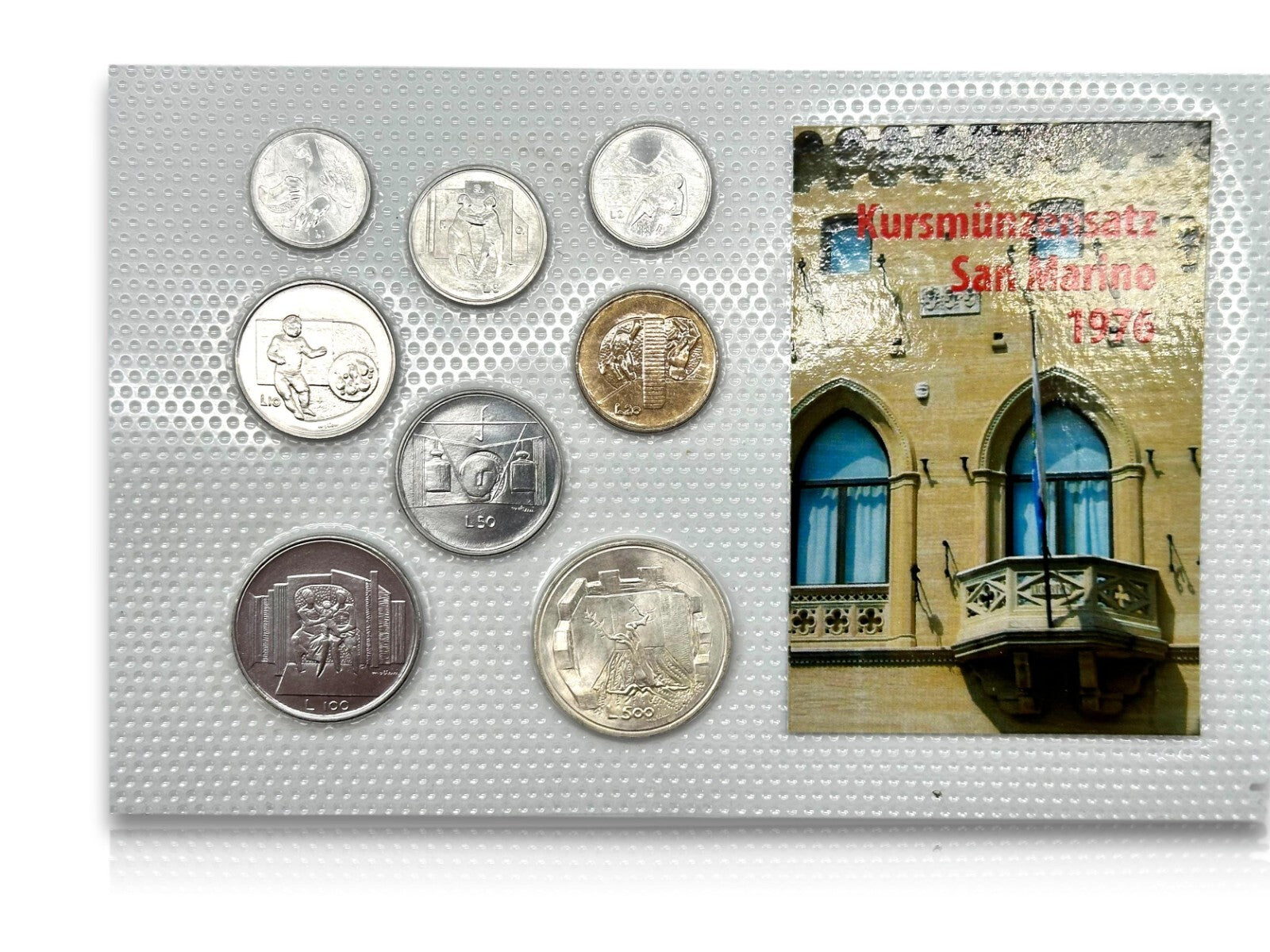 KMS San Marino - San-marinesische Lira - 1976 - limt. Auflage 1500 Stück1