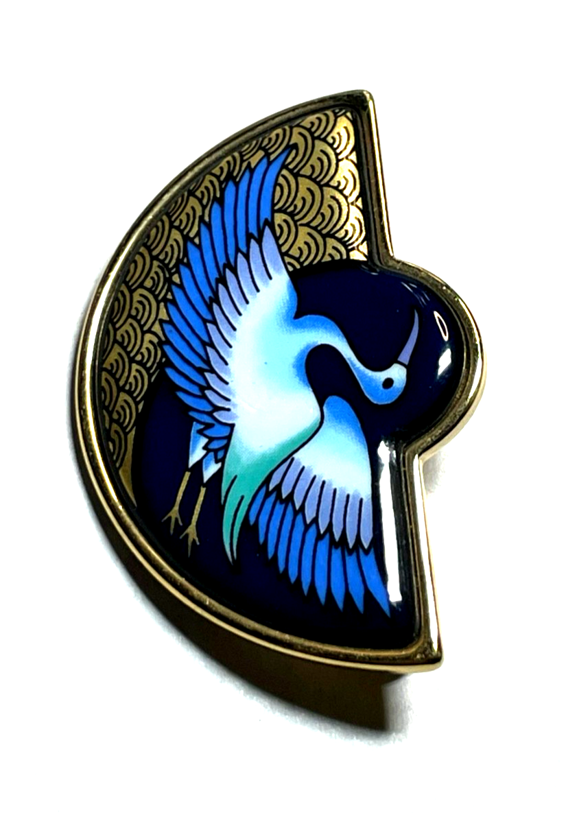 Michaela Frey Team Brosche Anstecknadel Emaille Malerei Handarbeit wie neu6