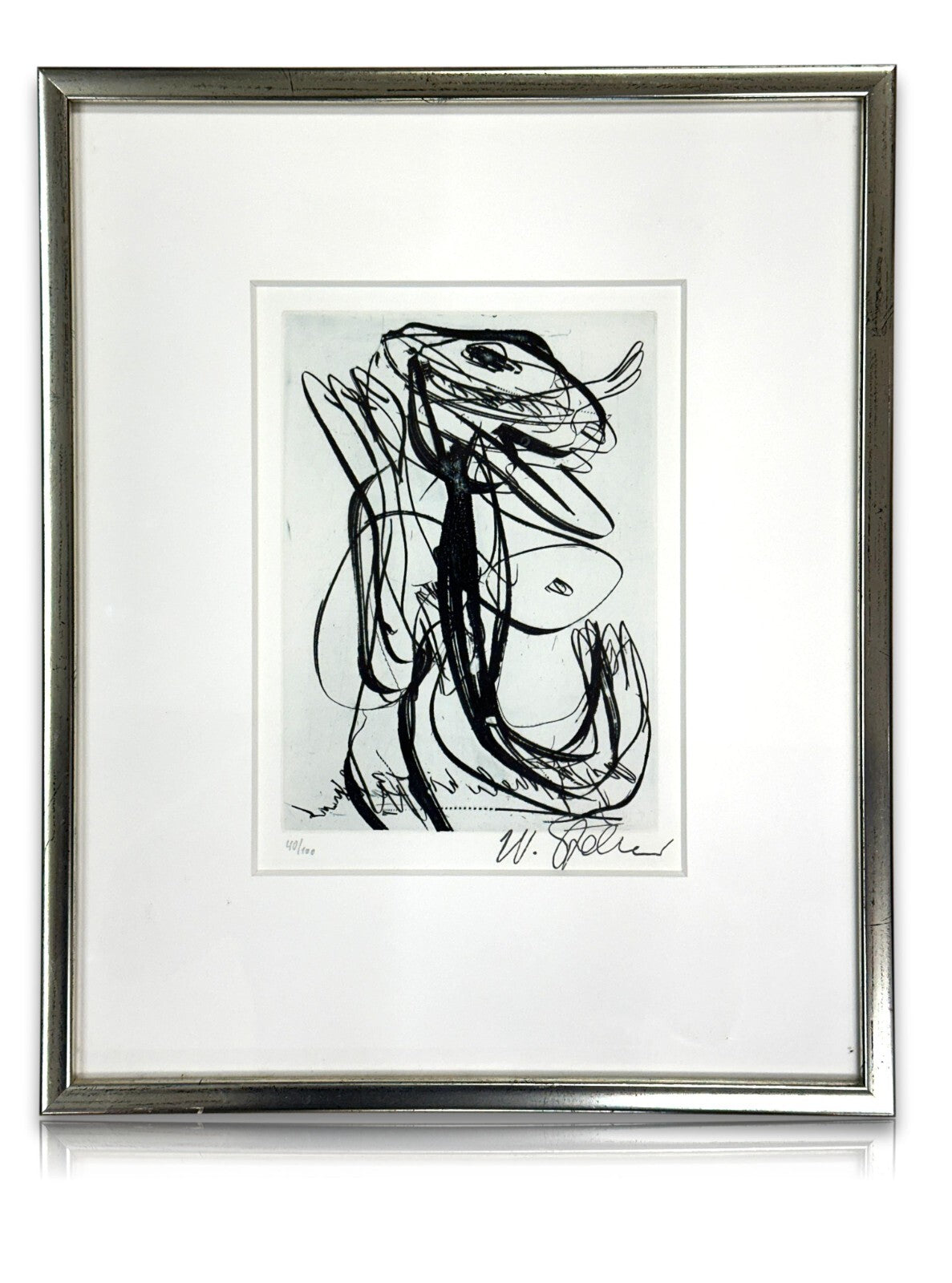 Walter Stöhrer 1937-2000 - Radierung Aquatinta - 'Informelle Komposition'0