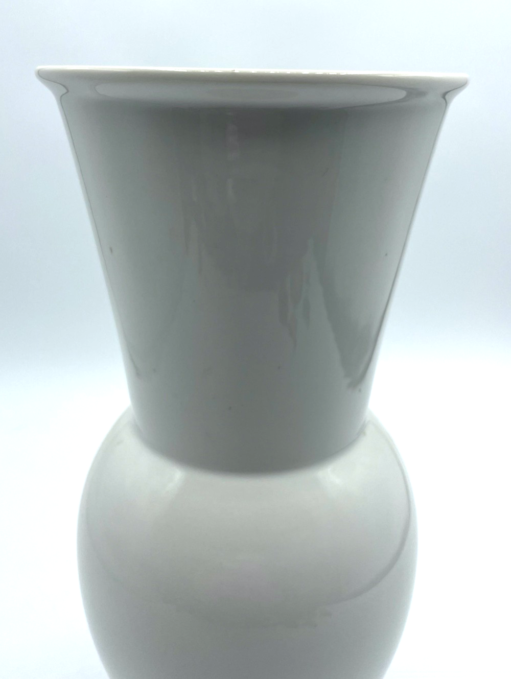 Vintage KPM Porzellan Vase * Halle * Bauhaus M. Friedlaender Purismus H 25,5 cm3