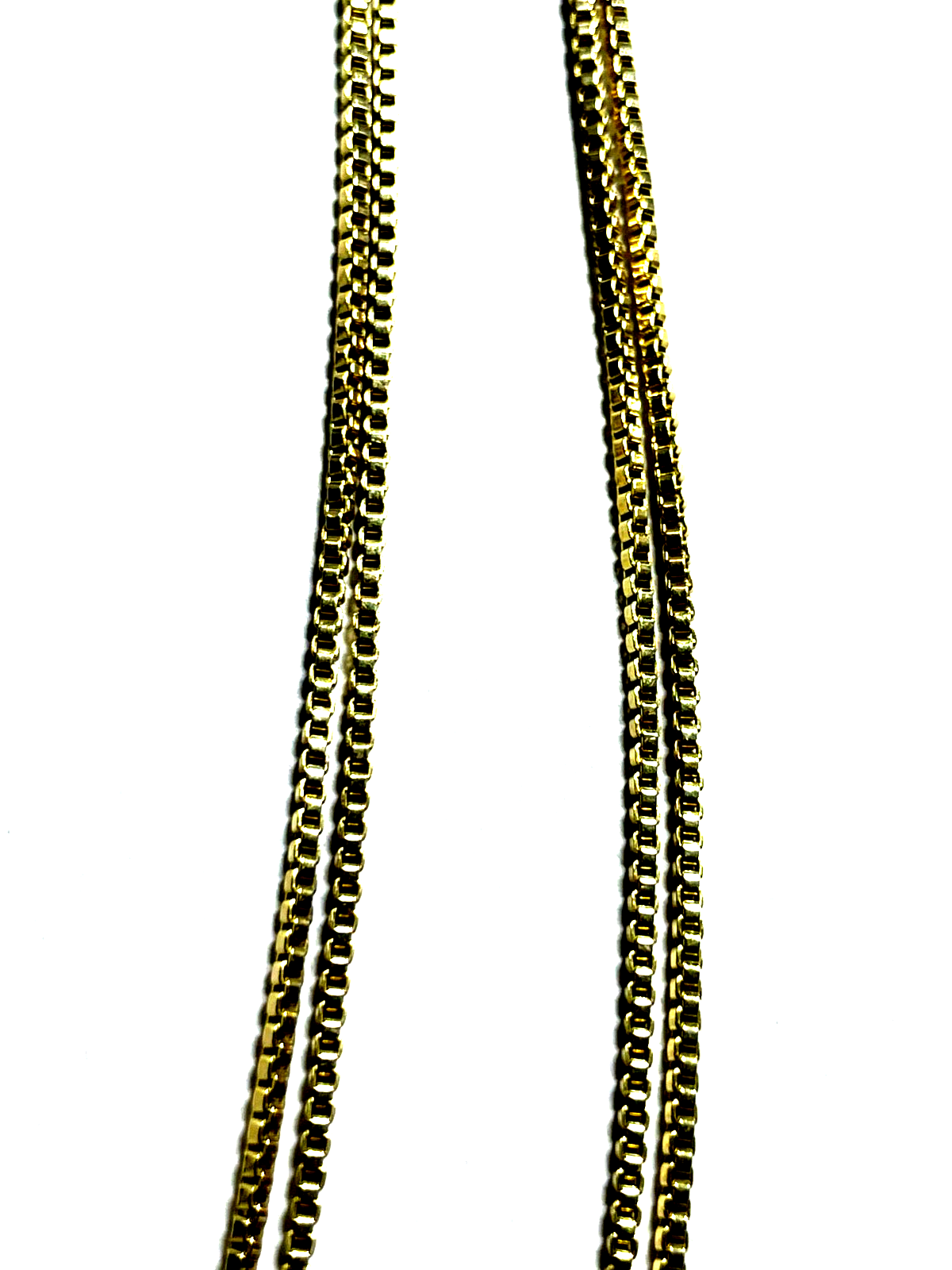 585 Gold 14 K Gelbgold Kette Venezianerkette unisex L 54,5 cm B 1 mm sehr gepfl.3