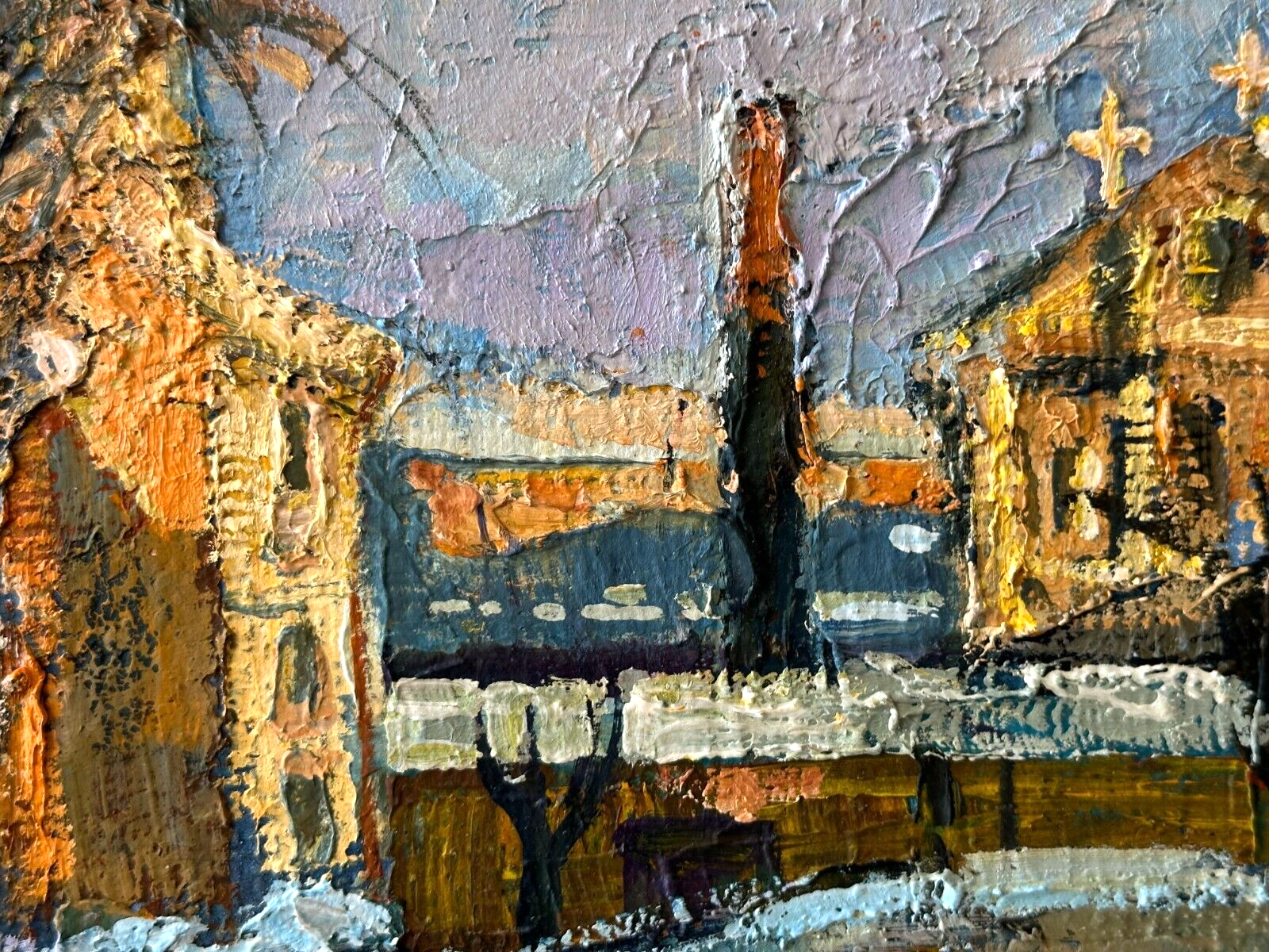 Öl auf Leinwand - Lisa Mikhailova - St. Petersburg Gribojedow-Kanal - gerahmt4