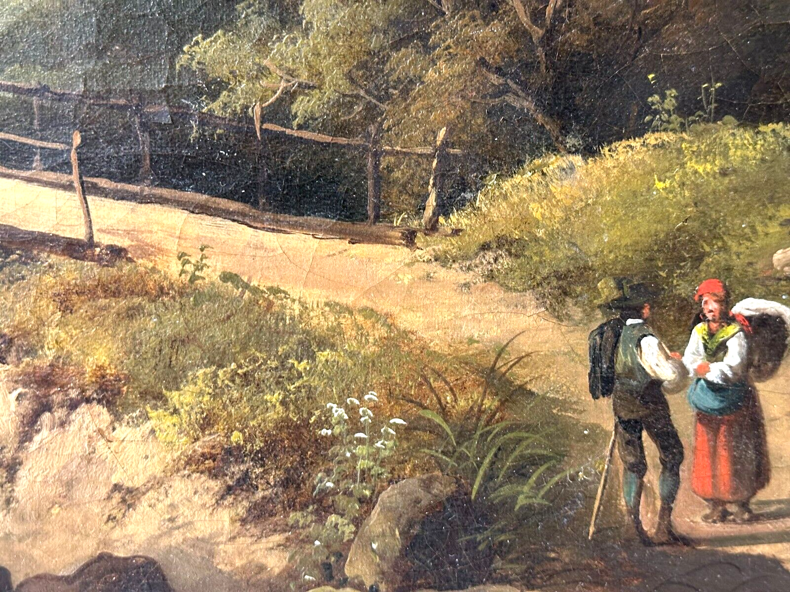 Öl auf Leinwand - Eduard Böhm 1830-1890 Österreich - Landschaftsgemälde um 18604