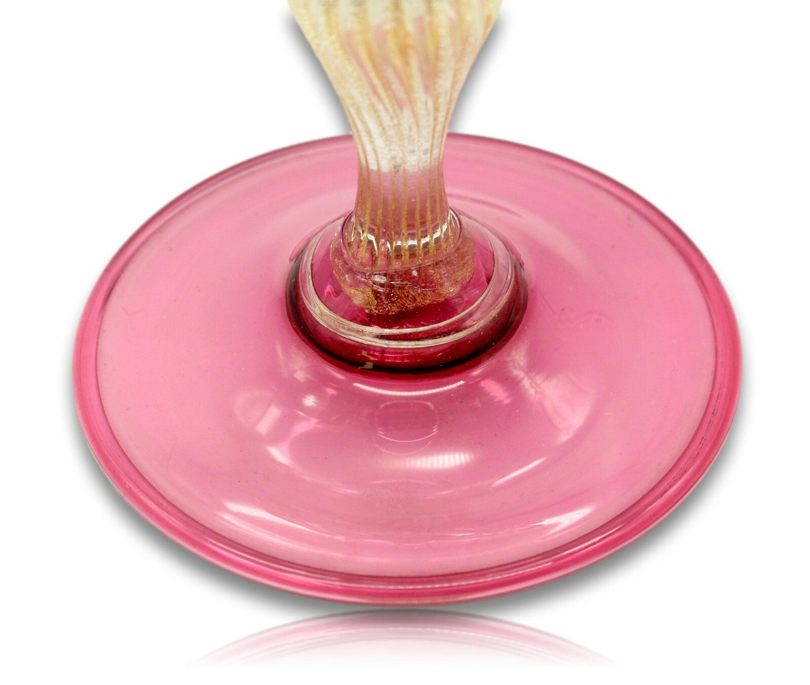 Murano - Glaskelch - Art Glass Design - Salviati - Goldstaub Einschmelzung5