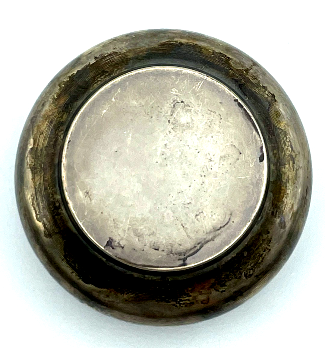 Antik 900 Silber Dose Deckeldose floral Dekor halbplastisch Ø ca. 75 mm 47,12 Gr8