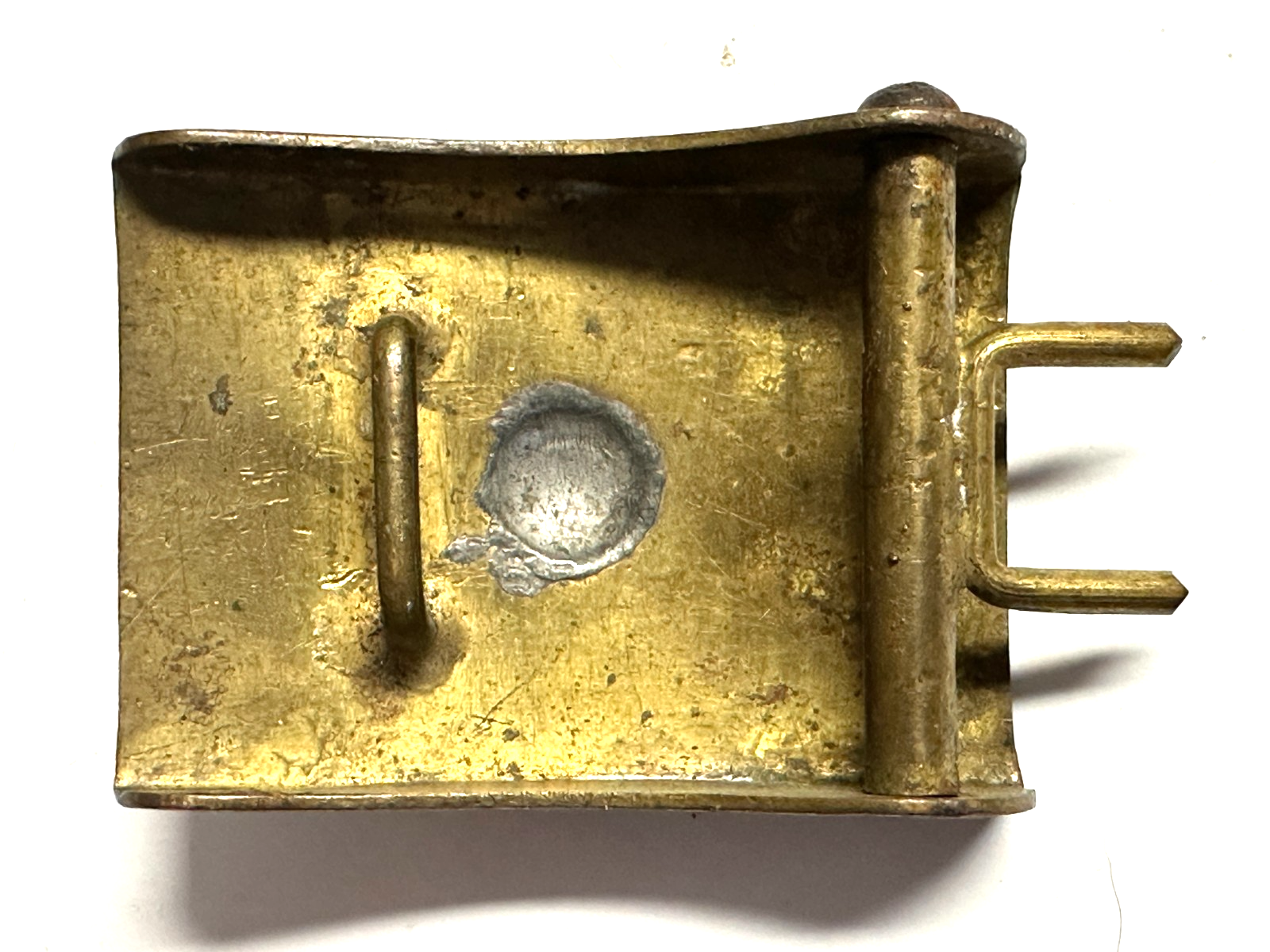 Metzger Zunft Gürtelschnalle um 1900/30 – Messing - Ochsenkopf gekreuzten Beile5