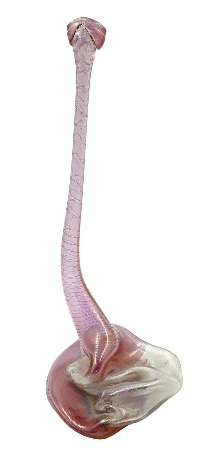 Cobra Vase - Design Heiner Düsterhaus für Vera Walther Studioglas - signiert 4