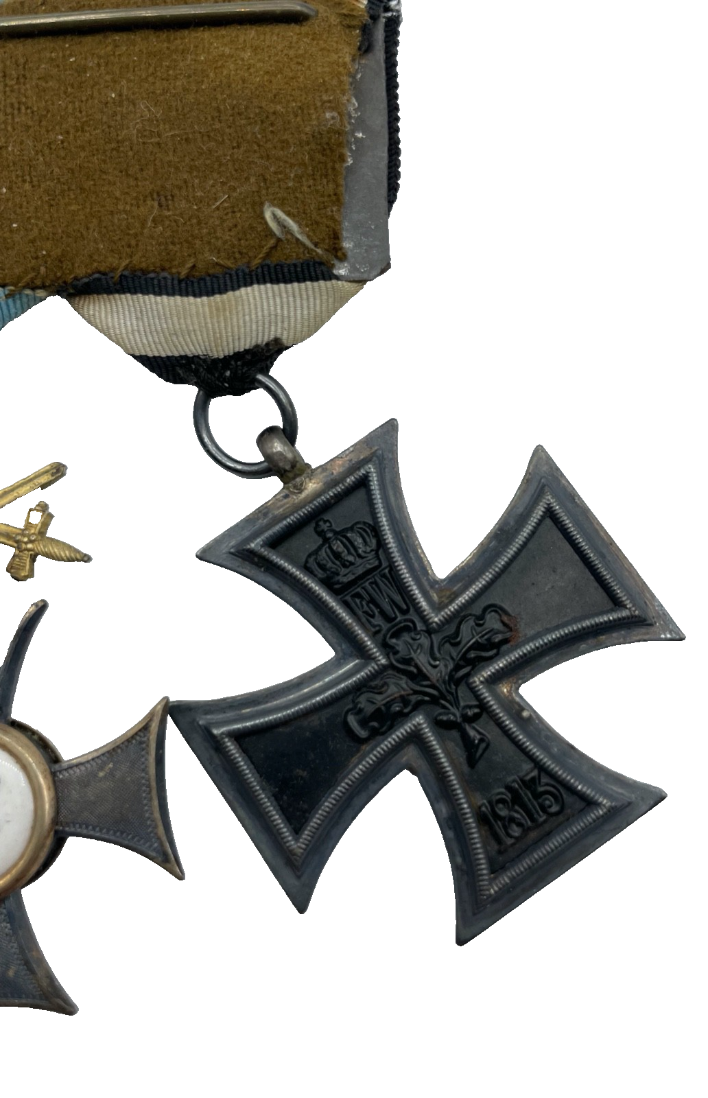 WK I Ordensspange 3 Auszeichnungen Friedrichs-Orden Ritterkreuz 2. Klasse etc.8