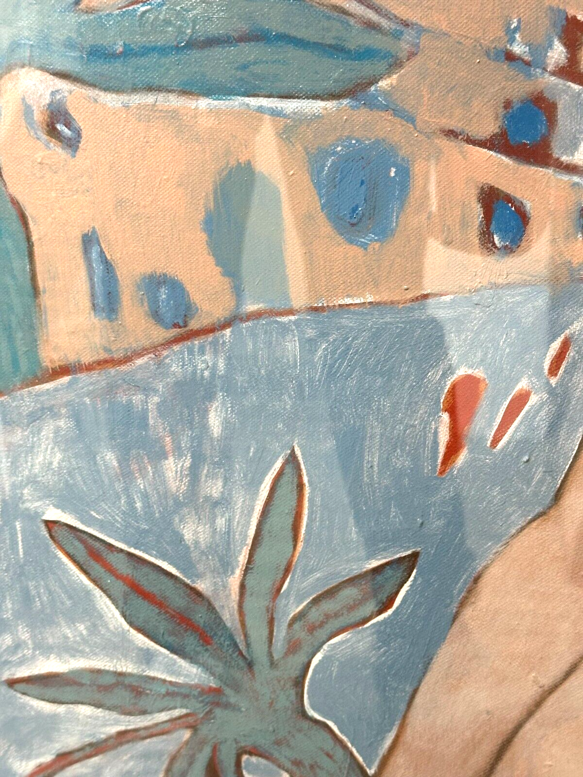 Edita Kadiric - Öl auf Leinwand - großes Akt Gemälde - signiert hinter Acrylglas6