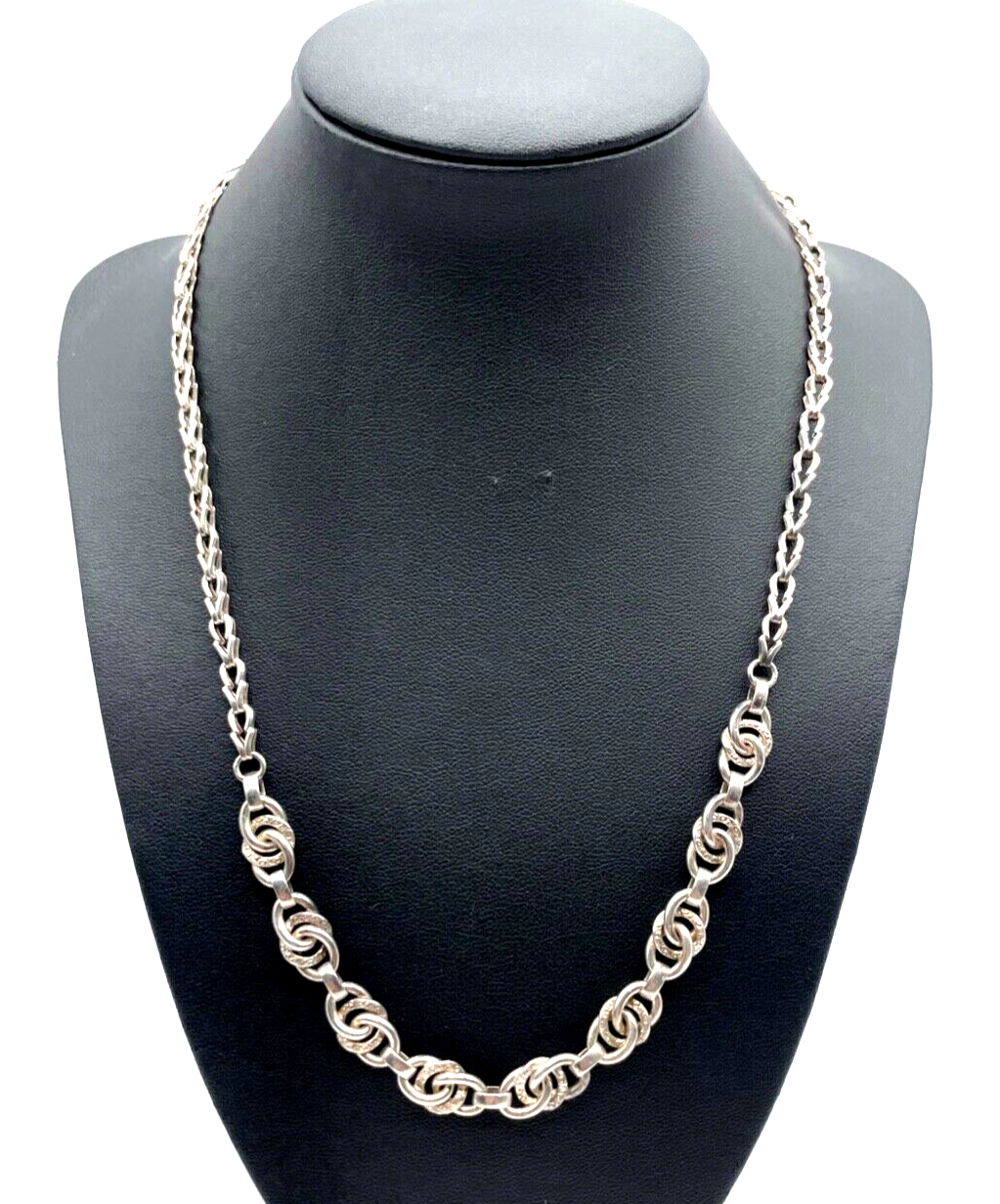 Solide vintage 800 SP Silber Kette Halskette 30erJ Collier L 51,5 cm F. Speidel0