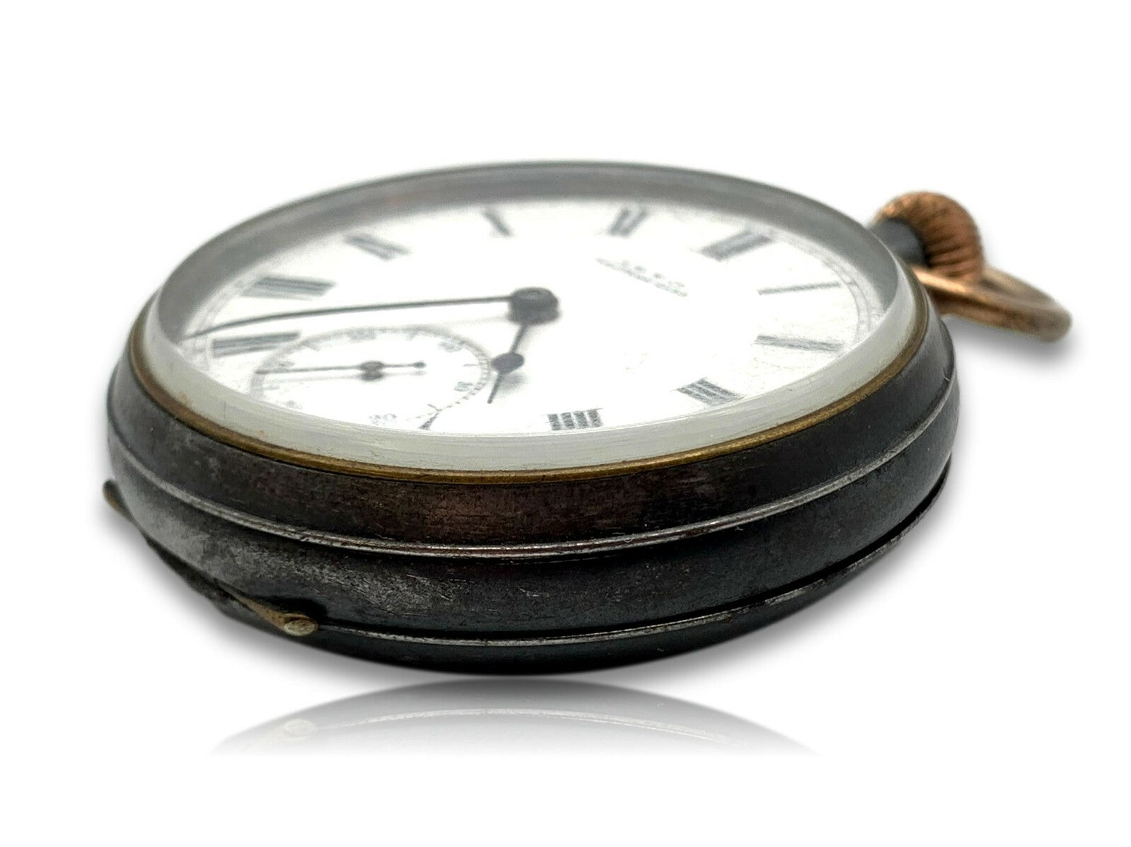 Waltham Mass - antike Taschenuhr um 1900 - kleine Sekunde - Lepine Kaliber 18992