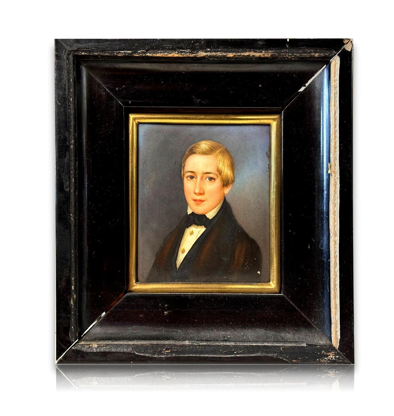 Miniatur Lupenmalerei 1840 - Johann Carl Stern 1823-1886 - Signiert - Gerahmt0
